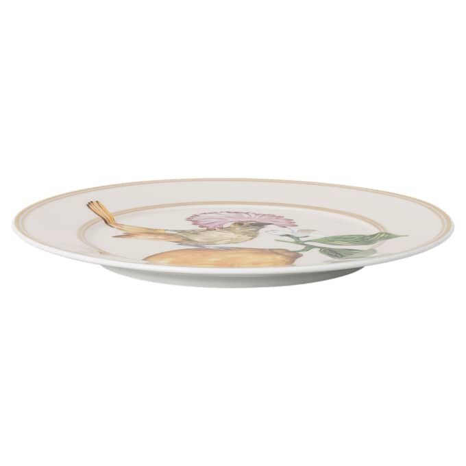 Plato para pan Idyllia de porcelana, motivo de impresión de cristal, papamoscas, multicolor Plato para pan Idyllia de porcelana, motivo de impresión de cristal, papamoscas, multicolor