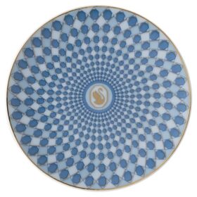 Plato Signum de porcelana, pequeño, azul