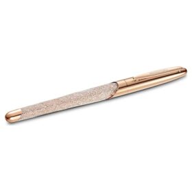 Pluma roller Crystalline en tono oro rosa, chapada en tono oro rosa