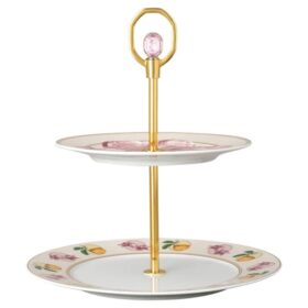 Porcelana Idyllia éTagèRe, motivo Crystal Print, Lily Citron, pequeño, multicolor