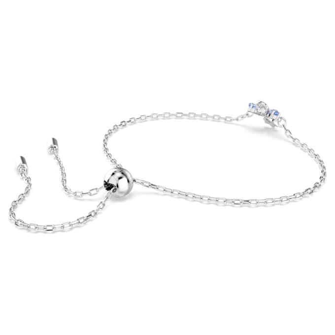 Pulsera mágica Ángel, azul, chapada en rodio Pulsera mágica Ángel, azul, chapada en rodio