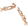 Pulseras Angelic, corte redondo, pavé, tamaño mediano, blanco, chapada en tono oro rosa Pulseras Angelic, corte redondo, pavé, tamaño mediano, blanco, chapada en tono oro rosa