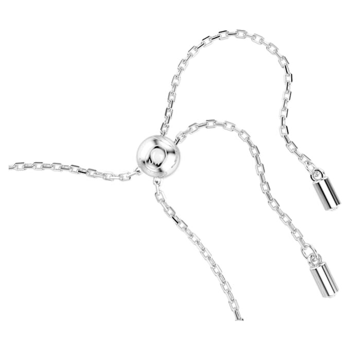 Pulseras Ariana Grande x Swarovski con perlas de cristal, corte redondo, blanco, chapada en rodio Pulseras Ariana Grande x Swarovski con perlas de cristal, corte redondo, blanco, chapada en rodio