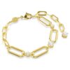 Pulseras Constella blancas, chapadas en tono dorado Pulseras Constella blancas, chapadas en tono dorado
