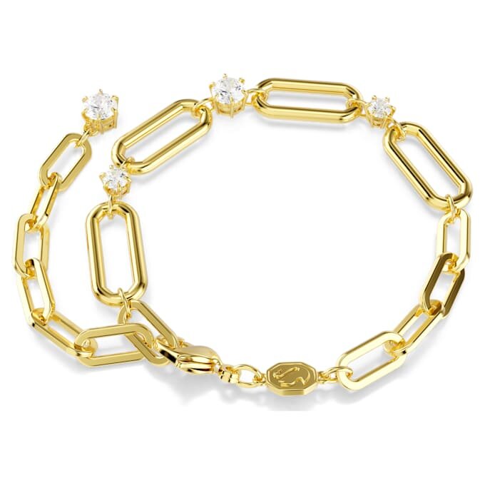 Pulseras Constella blancas, chapadas en tono dorado Pulseras Constella blancas, chapadas en tono dorado