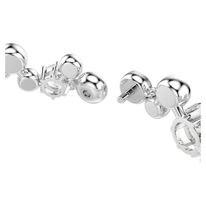 Pulseras Constella con cortes mixtos, blancas, chapadas en rodio Pulseras Constella con cortes mixtos, blancas, chapadas en rodio