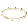 Pulseras Constella con cortes mixtos, verde, chapada en tono dorado