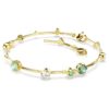 Pulseras Constella con cortes mixtos, verde, chapada en tono dorado