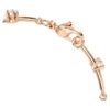 Pulseras Constella con perlas de cristal, cortes redondos, blanca, chapada en tono oro rosa Pulseras Constella con perlas de cristal, cortes redondos, blanca, chapada en tono oro rosa