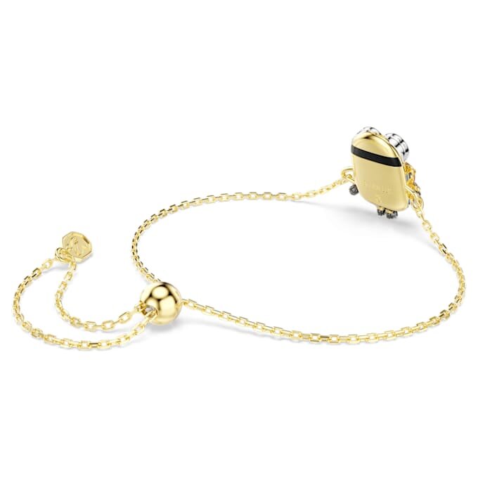 Pulseras de los Minions «Bob» con pavé, multicolor, chapada en tono dorado Pulseras de los Minions «Bob» con pavé, multicolor, chapada en tono dorado
