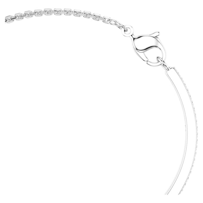 Pulseras de serpiente con cortes mixtos, Año de la Serpiente, blanca, chapada en rodio Pulseras de serpiente con cortes mixtos, Año de la Serpiente, blanca, chapada en rodio