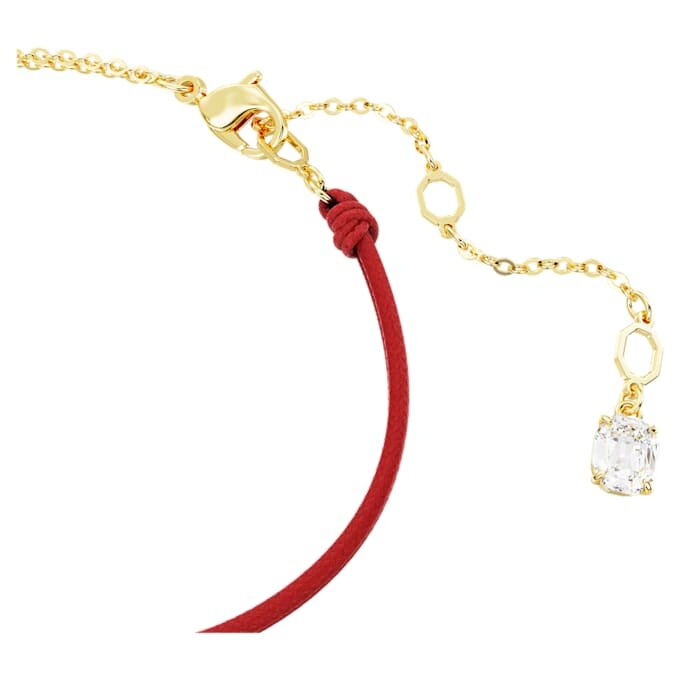 Pulseras de serpiente con perlas de cristal, cortes mixtos, Año de la Serpiente, rojo, chapado en tono dorado Pulseras de serpiente con perlas de cristal, cortes mixtos, Año de la Serpiente, rojo, chapado en tono dorado
