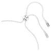 Pulseras Hyperbola con símbolo de Infinity y corazón, blanca, chapada en rodio Pulseras Hyperbola con símbolo de Infinity y corazón, blanca, chapada en rodio