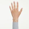 Pulseras Idyllia con perla de cristal, corte redondo, osito, tono dorado, chapado en tono dorado Pulseras Idyllia con perla de cristal, corte redondo, osito, tono dorado, chapado en tono dorado