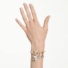 Pulseras Idyllia: cortes variados, motivos variados, multicolor, chapada en tono dorado Pulseras Idyllia: cortes variados, motivos variados, multicolor, chapada en tono dorado