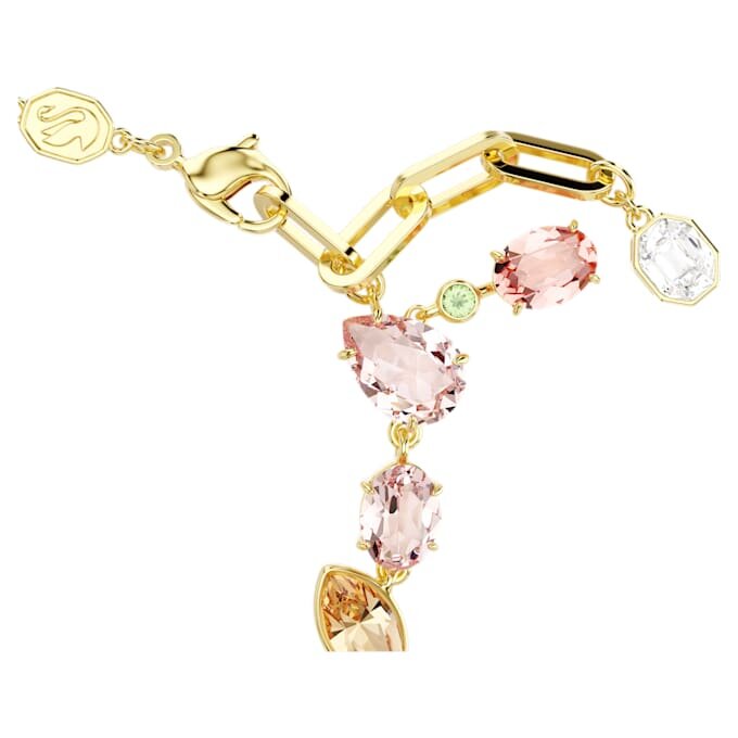 Pulseras Idyllia: cortes variados, motivos variados, multicolor, chapada en tono dorado Pulseras Idyllia: cortes variados, motivos variados, multicolor, chapada en tono dorado