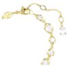 Pulseras Imber con cortes mixtos, blancas, chapadas en tono dorado Pulseras Imber con cortes mixtos, blancas, chapadas en tono dorado