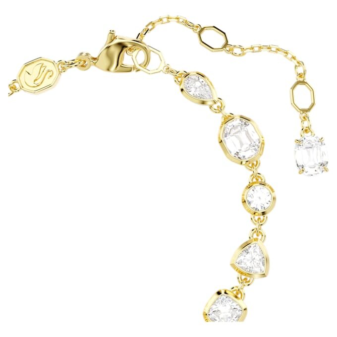 Pulseras Imber con cortes mixtos, blancas, chapadas en tono dorado Pulseras Imber con cortes mixtos, blancas, chapadas en tono dorado