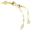 Pulseras Imber, corte redondo, diseño disperso, blanco, chapado en tono dorado Pulseras Imber, corte redondo, diseño disperso, blanco, chapado en tono dorado