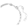 Pulseras Matrix con cortes mixtos, blancas, chapadas en rodio Pulseras Matrix con cortes mixtos, blancas, chapadas en rodio