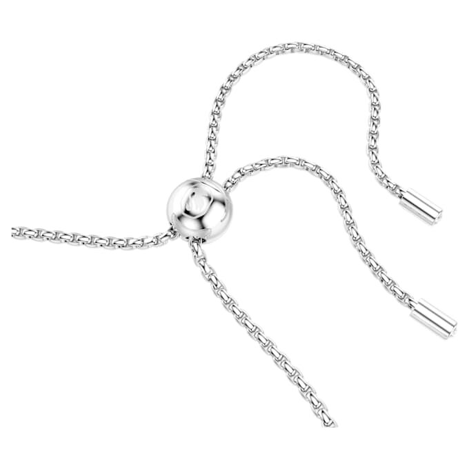 Pulseras Matrix de corte redondo, blanca, chapada en rodio Pulseras Matrix de corte redondo, blanca, chapada en rodio