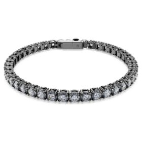 pulseras matrix tennis de corte redondo gris chapada en rutenio 2 280x280 - Pulseras Matrix Tennis de corte redondo, gris, chapada en rutenio