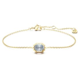 Pulseras octogonales con diamantes cultivados en laboratorio de 0,5 ct en total, forma octogonal, oro amarillo de 14K Pulseras octogonales con diamantes cultivados en laboratorio de 0,5 ct en total, forma octogonal, oro amarillo de 14K