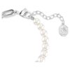 Pulseras Swan Crystal Pearl, cisne, negro, acabado de metales mixtos