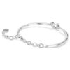 Pulseras Symbolica Pavé, herradura, blanca, chapada en rodio