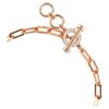 Pulseras Teddy Bear, rosa, chapada en tono oro rosa Pulseras Teddy Bear, rosa, chapada en tono oro rosa