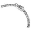 Pulseras tipo tenis «Eternity» con diamantes cultivados en laboratorio, 3 ct en total, forma redonda, oro blanco de 14K