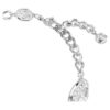 Pulseras «Una Angelic» blancas, chapadas en rodio