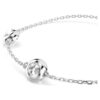Pulseras Una Angelic con motivos de doble cara y corte redondo, blanca, chapada en rodio Pulseras Una Angelic con motivos de doble cara y corte redondo, blanca, chapada en rodio