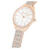 Reloj Attract de fabricación suiza, brazalete de metal, tono oro rosa, acabado en tono oro rosa