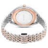 Reloj Crystalline Aura de fabricación suiza, brazalete de metal, tono oro rosa, acabado de metales mixtos