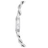 Reloj Dextera Chain de fabricación suiza, pulseras de cristales, tono plateado, acero inoxidable
