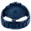 Reloj Dextera Chrono de 39 mm, fabricado en Suiza, pulsera de metal, azul, acabado azul