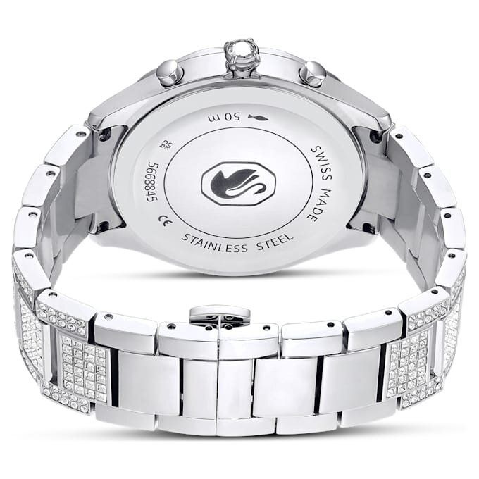 Reloj Dextera Lux de fabricación suiza, brazalete de metal, tono plateado, acero inoxidable Reloj Dextera Lux de fabricación suiza, brazalete de metal, tono plateado, acero inoxidable