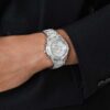 Reloj Dextera Lux de fabricación suiza, brazalete de metal, tono plateado, acero inoxidable Reloj Dextera Lux de fabricación suiza, brazalete de metal, tono plateado, acero inoxidable