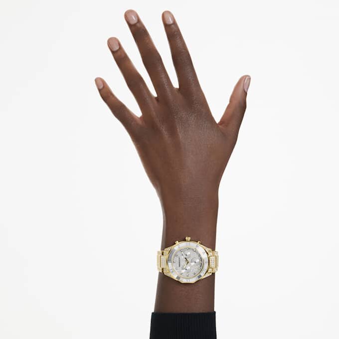 Reloj Dextera Lux de fabricación suiza, pulsera de metal, tono dorado, acabado dorado Reloj Dextera Lux de fabricación suiza, pulsera de metal, tono dorado, acabado dorado