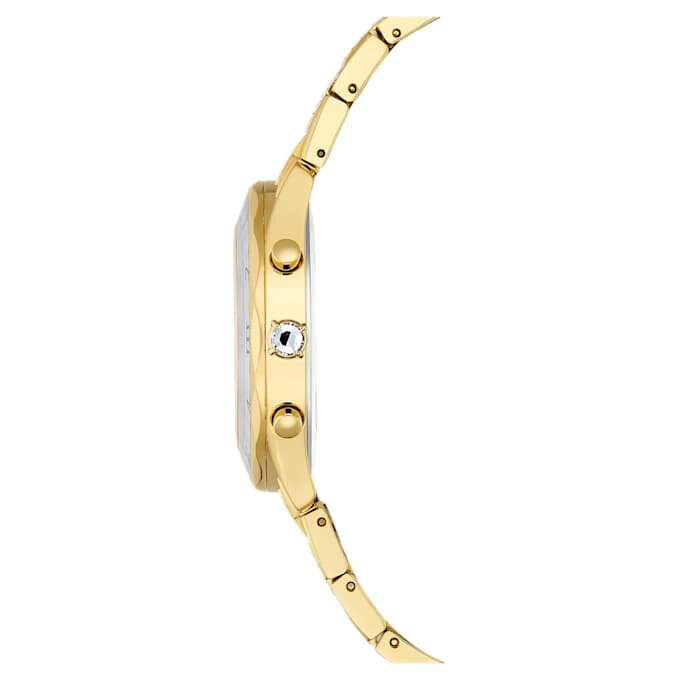 Reloj Dextera Lux de fabricación suiza, pulsera de metal, tono dorado, acabado dorado Reloj Dextera Lux de fabricación suiza, pulsera de metal, tono dorado, acabado dorado
