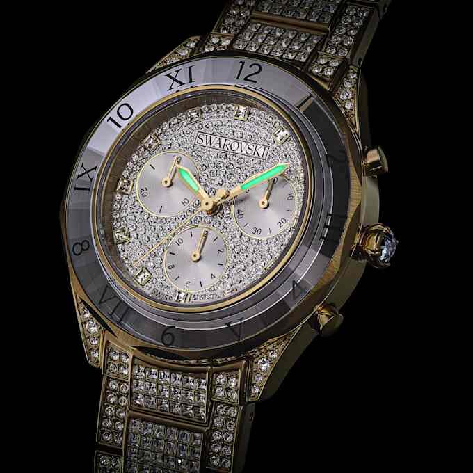 Reloj Dextera Lux de fabricación suiza, pulsera de metal, tono dorado, acabado dorado Reloj Dextera Lux de fabricación suiza, pulsera de metal, tono dorado, acabado dorado