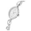 Reloj Gema con pulsera de cristales, tono plateado, acero inoxidable Reloj Gema con pulsera de cristales, tono plateado, acero inoxidable