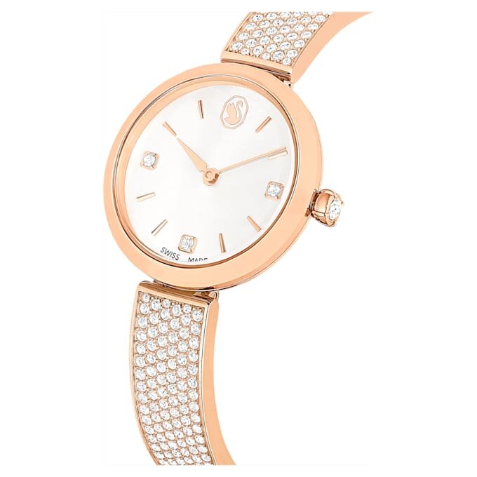 Reloj Illumina de fabricación suiza, pulsera de metal, tono oro rosa, acabado en tono oro rosa Reloj Illumina de fabricación suiza, pulsera de metal, tono oro rosa, acabado en tono oro rosa
