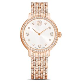 Reloj Imber de fabricación suiza, pulsera de metal, tono oro rosa, acabado en tono oro rosa