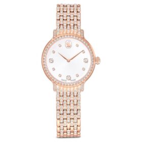 Reloj Imber de fabricación suiza, pulsera de metal, tono oro rosa, acabado en tono oro rosa