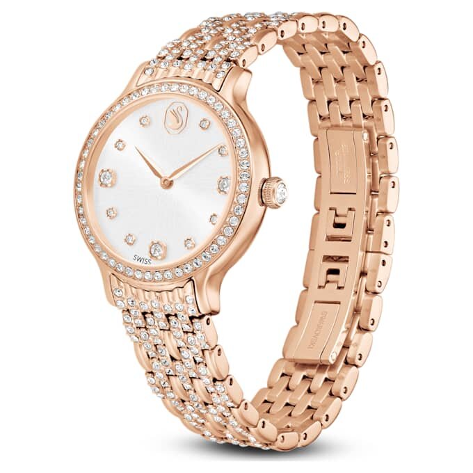 Reloj Imber de fabricación suiza, pulsera de metal, tono oro rosa, acabado en tono oro rosa Reloj Imber de fabricación suiza, pulsera de metal, tono oro rosa, acabado en tono oro rosa