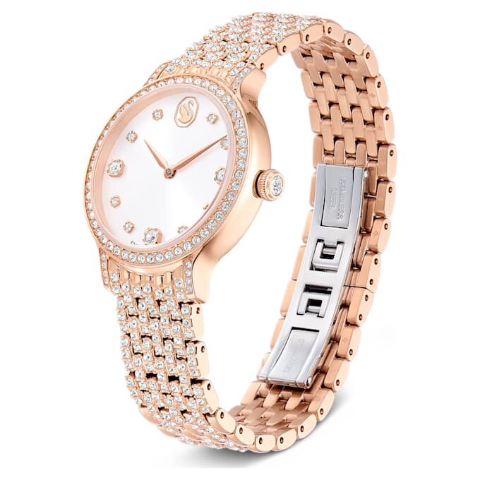 Reloj Imber de fabricación suiza, pulsera de metal, tono oro rosa, acabado en tono oro rosa Reloj Imber de fabricación suiza, pulsera de metal, tono oro rosa, acabado en tono oro rosa
