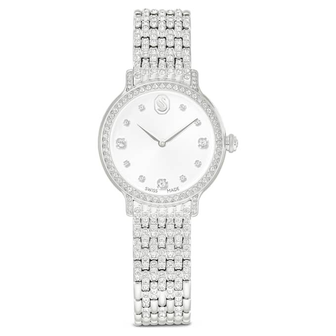 Reloj Imber de fabricación suiza, pulsera de metal, tono plateado, acero inoxidable Reloj Imber de fabricación suiza, pulsera de metal, tono plateado, acero inoxidable