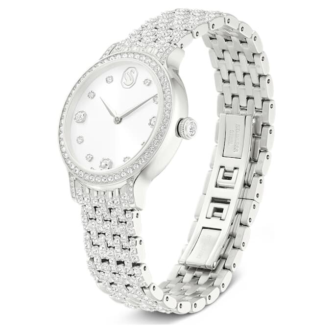 Reloj Imber de fabricación suiza, pulsera de metal, tono plateado, acero inoxidable Reloj Imber de fabricación suiza, pulsera de metal, tono plateado, acero inoxidable